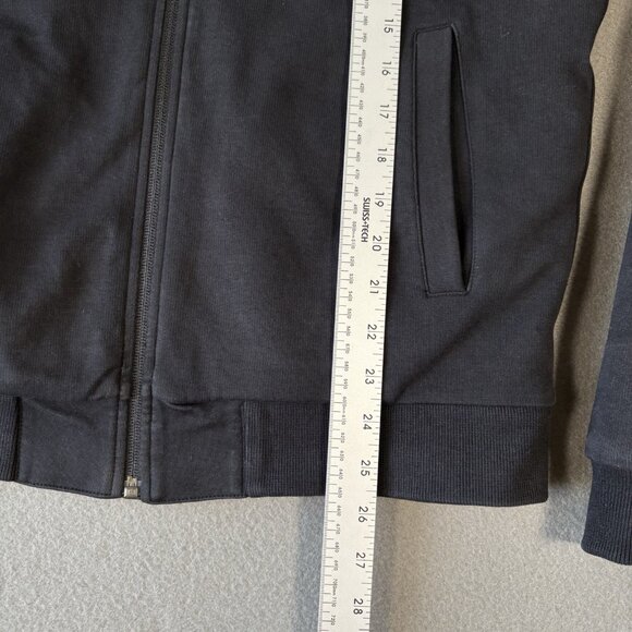 Le Coq Sportif Jacket Mens Black Full Zip Quilted Bomber Style Casual Streetwear - Picture 7 of 16